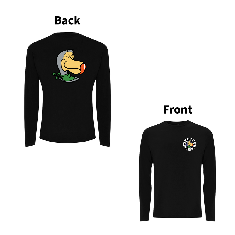 DON'T DO THE DODO - CREST Front and Back Print Longsleeve T-shirt