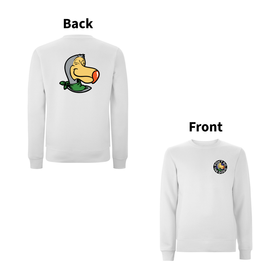 DON'T DO THE DODO - CREST Front and Back Print Sweatshirt