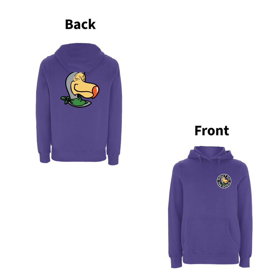 DON'T DO THE DODO - CREST Front and Back Print Hoodie