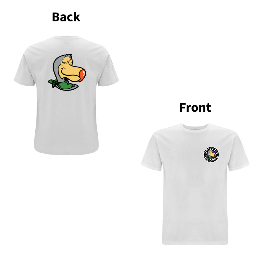 DON'T DO THE DODO - CREST Front and Back Print T-shirt