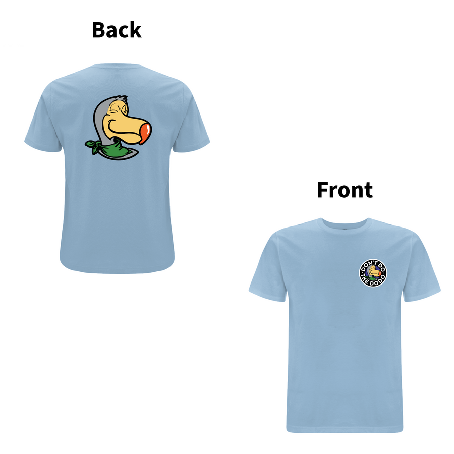 DON'T DO THE DODO - CREST Front and Back Print T-shirt
