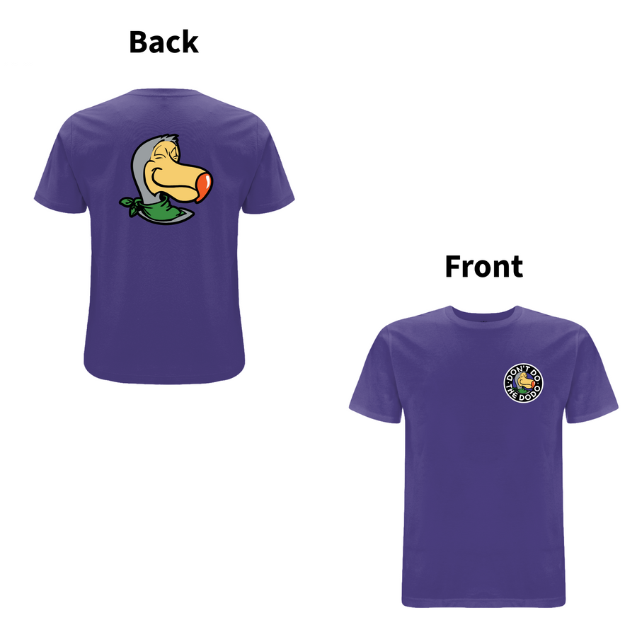 DON'T DO THE DODO - CREST Front and Back Print T-shirt