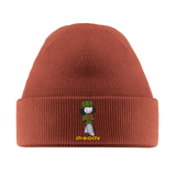 Dready Walking Man Embroidered Beanie