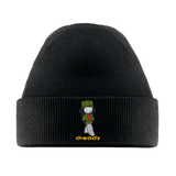 Dready Walking Man Embroidered Beanie