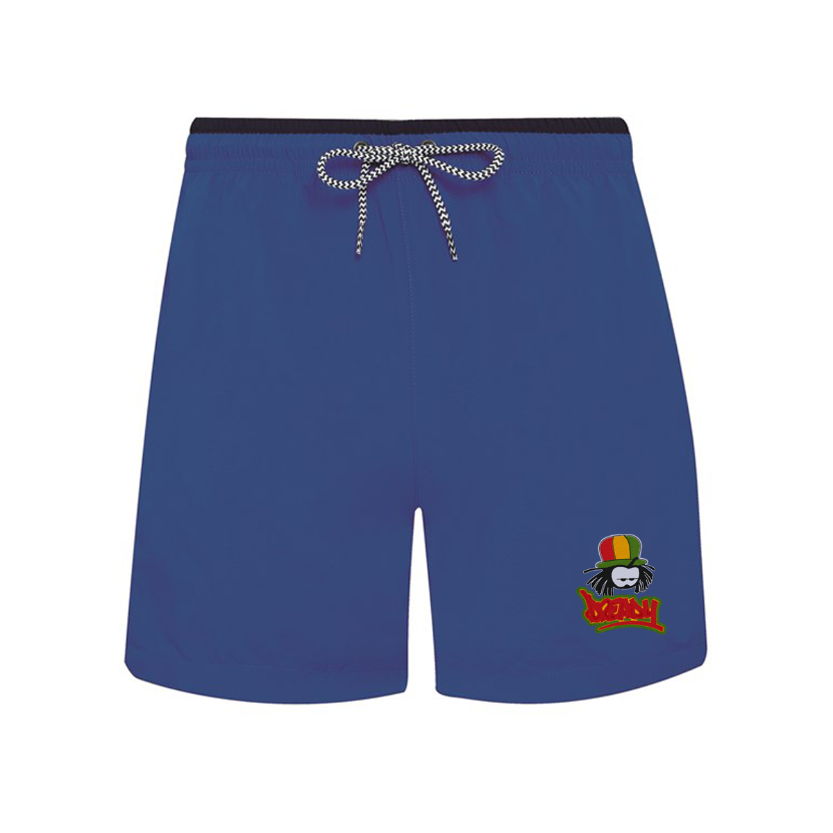 Dready Classic Logo Embroidered Swim Shorts