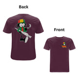 Dready Tokin Front and Back Print T-Shirt