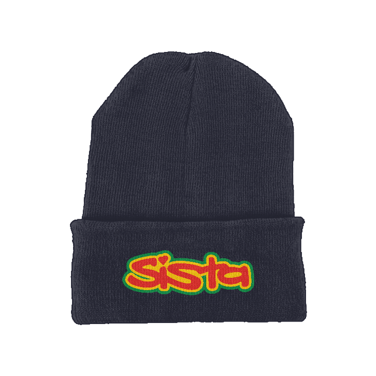 SISTA embroidered logo  Recycled original cuffed fitted beanie