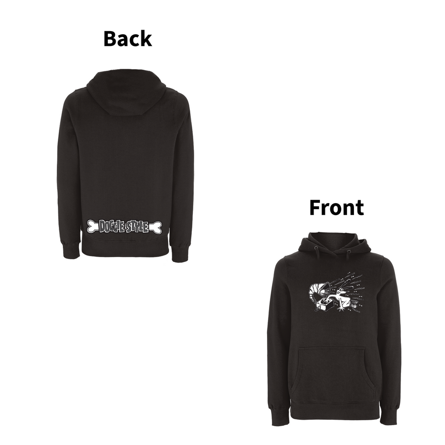 FUNKY DOG - DOGGIE STYLE  Front and Back Print Hoodie