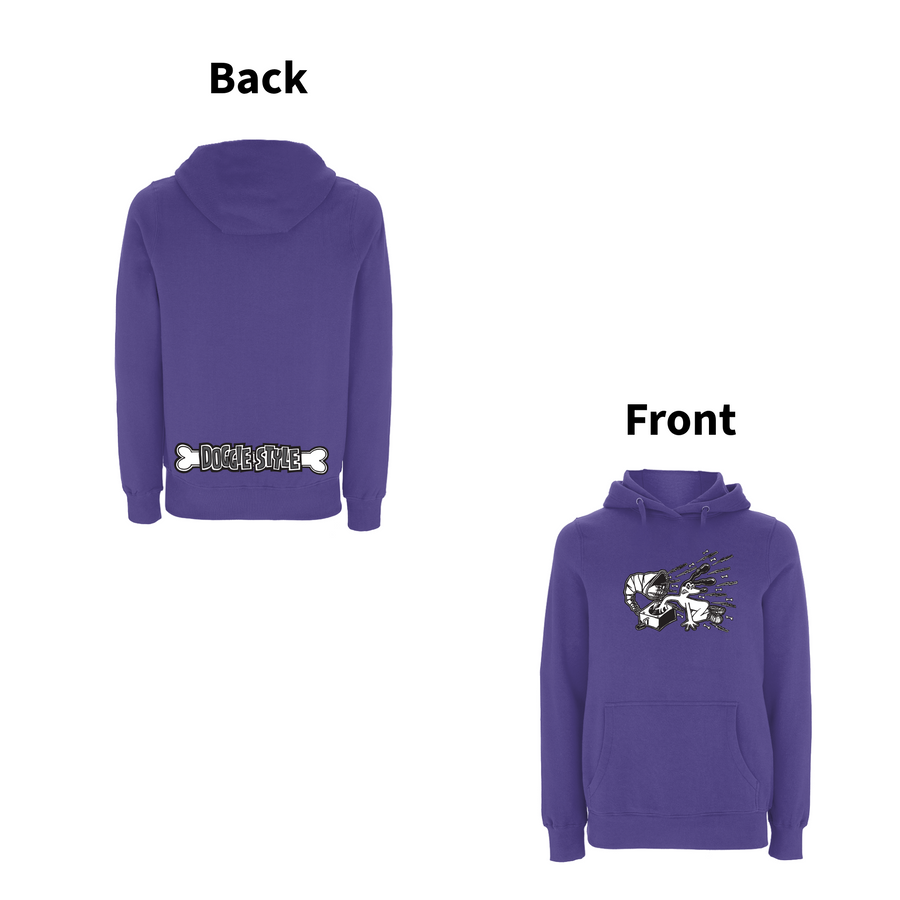 FUNKY DOG - DOGGIE STYLE  Front and Back Print Hoodie