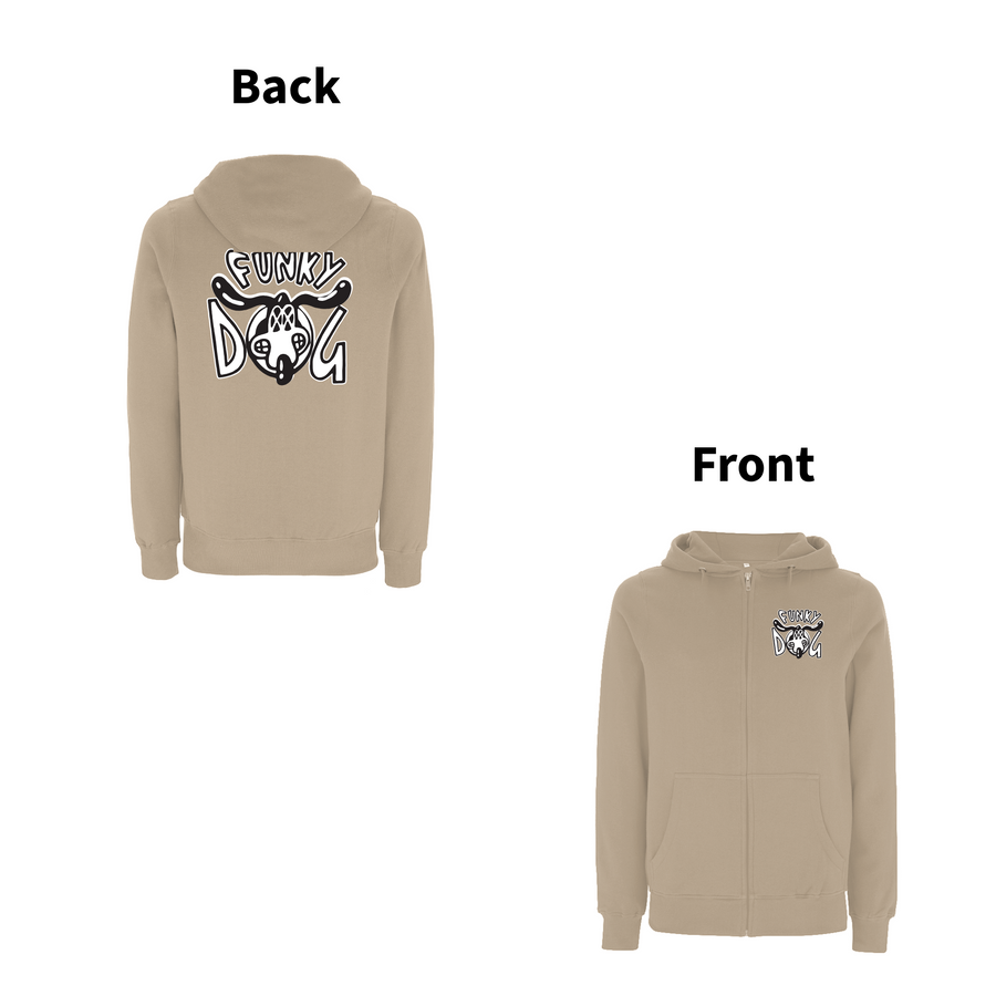 FUNKY DOG - 90's CLASSIC LOGO Zip Hood