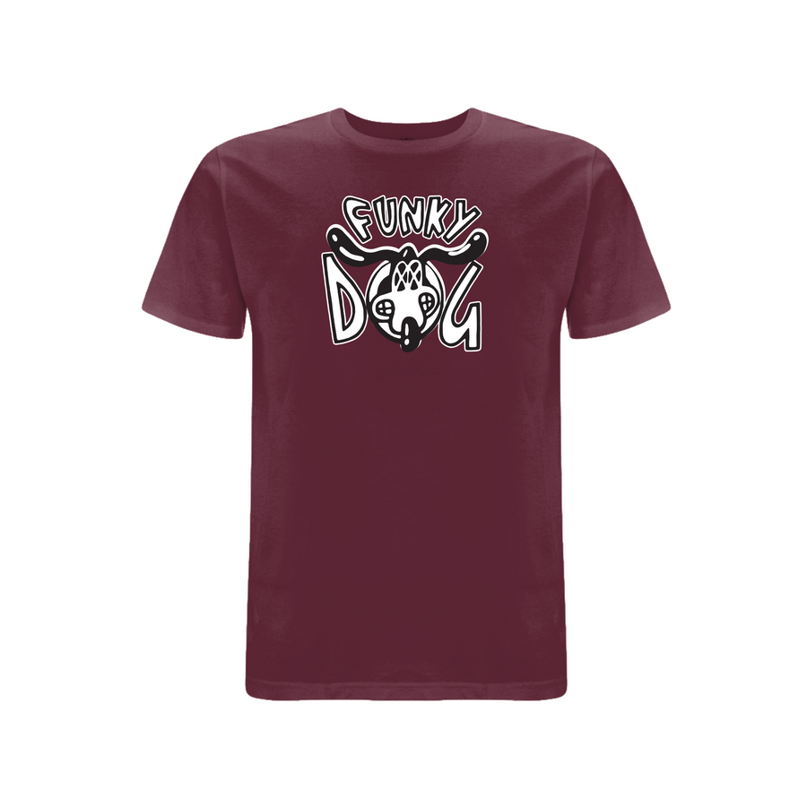 Funky Dog Logo - T-shirt med tryk foran