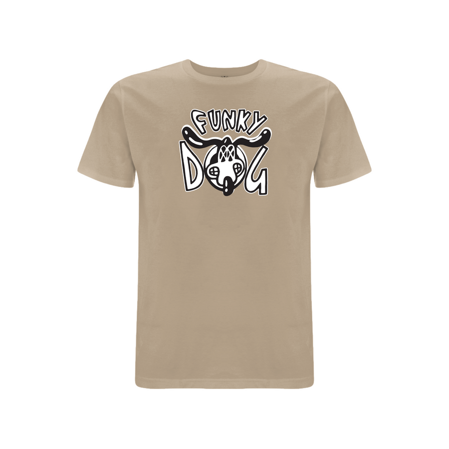 Funky Dog Logo - T-shirt med tryk foran