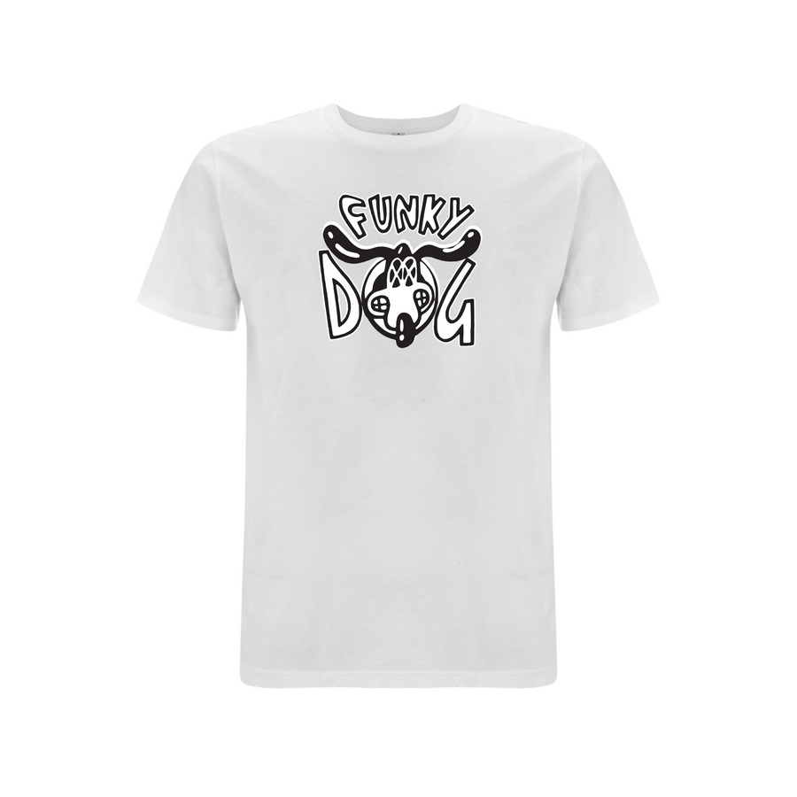 Funky Dog Logo - T-shirt med tryk foran