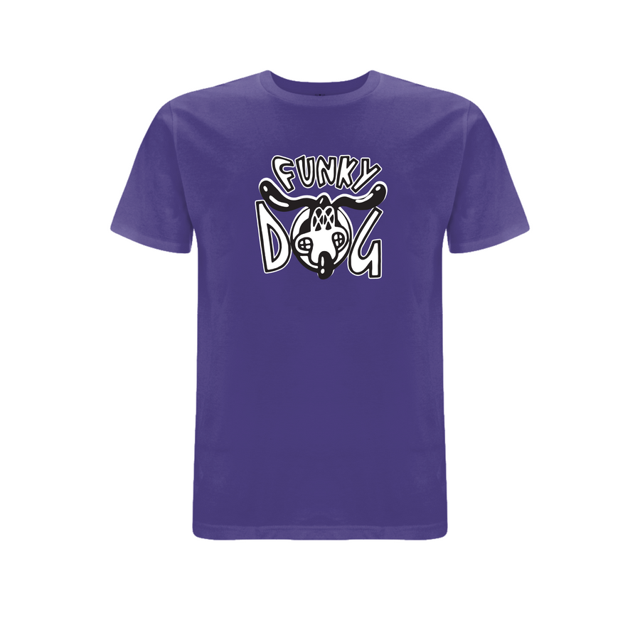 Funky Dog Logo - T-shirt med tryk foran
