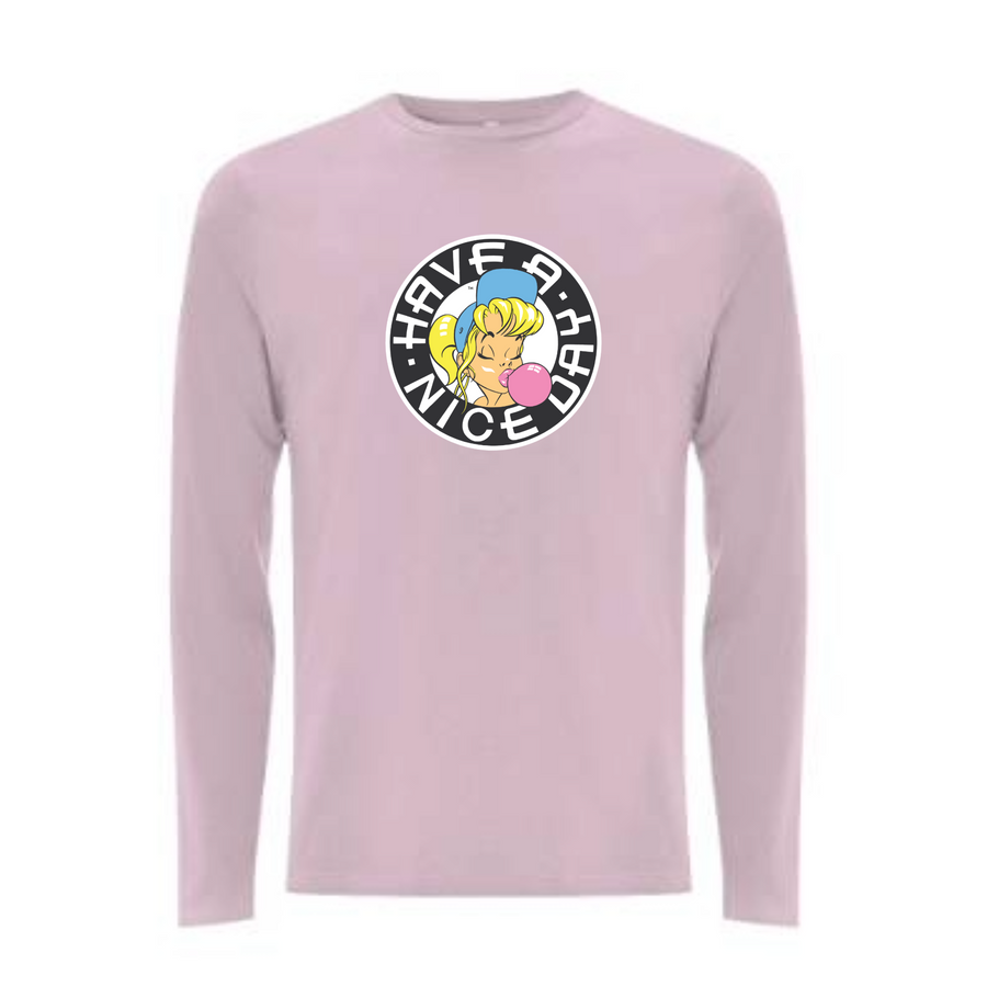 Shurl The Girl large front print long sleeve