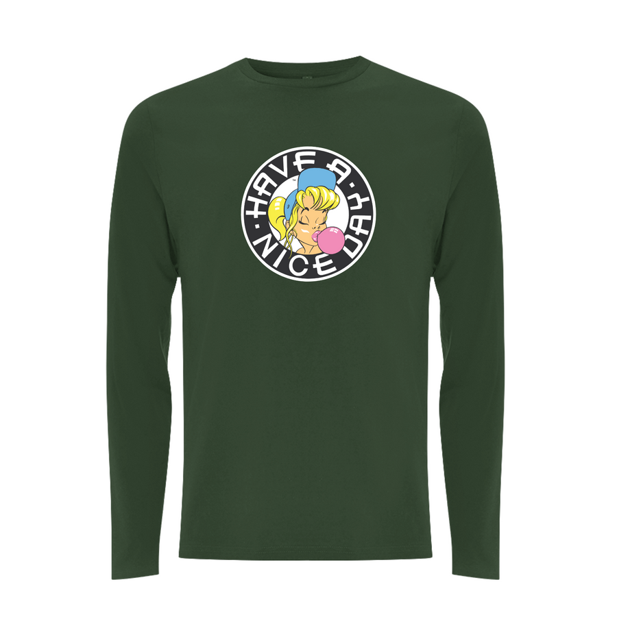 Shurl The Girl large front print long sleeve