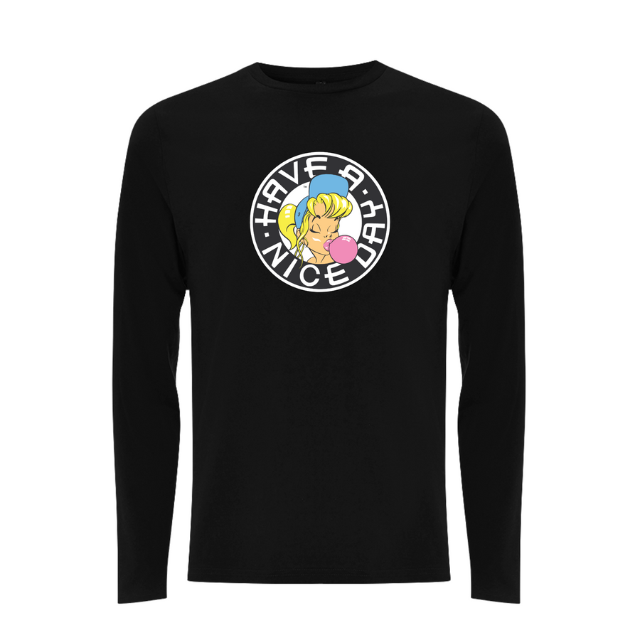 Shurl The Girl large front print long sleeve