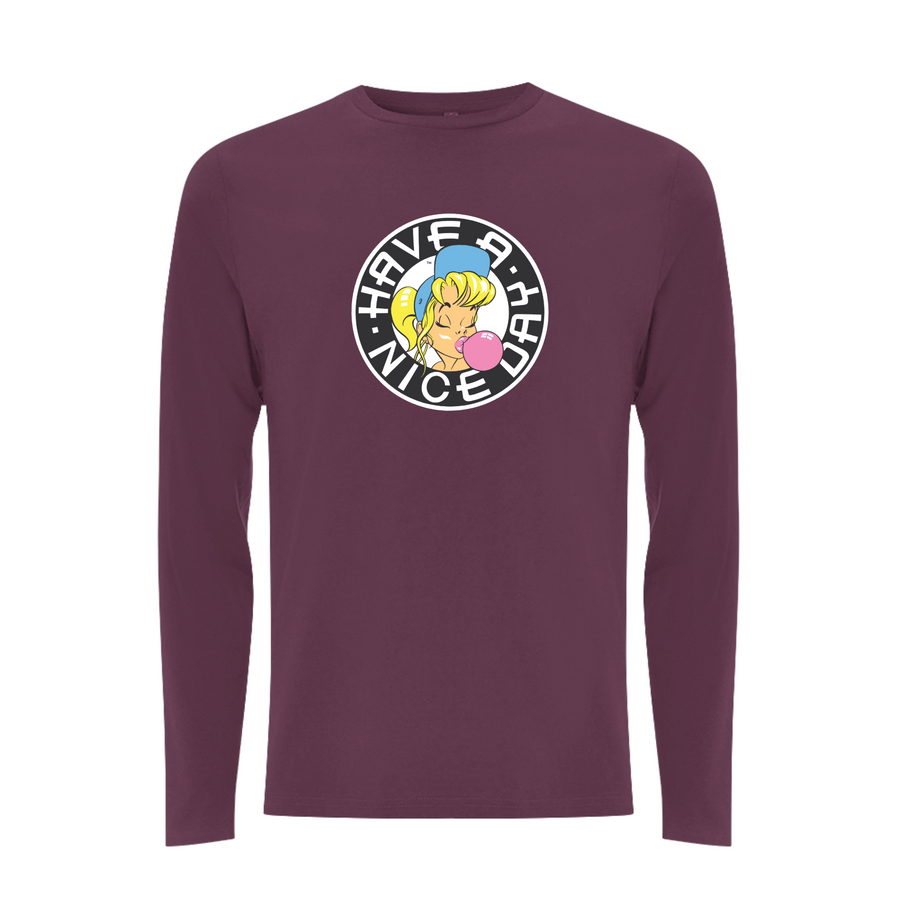 Shurl The Girl large front print long sleeve