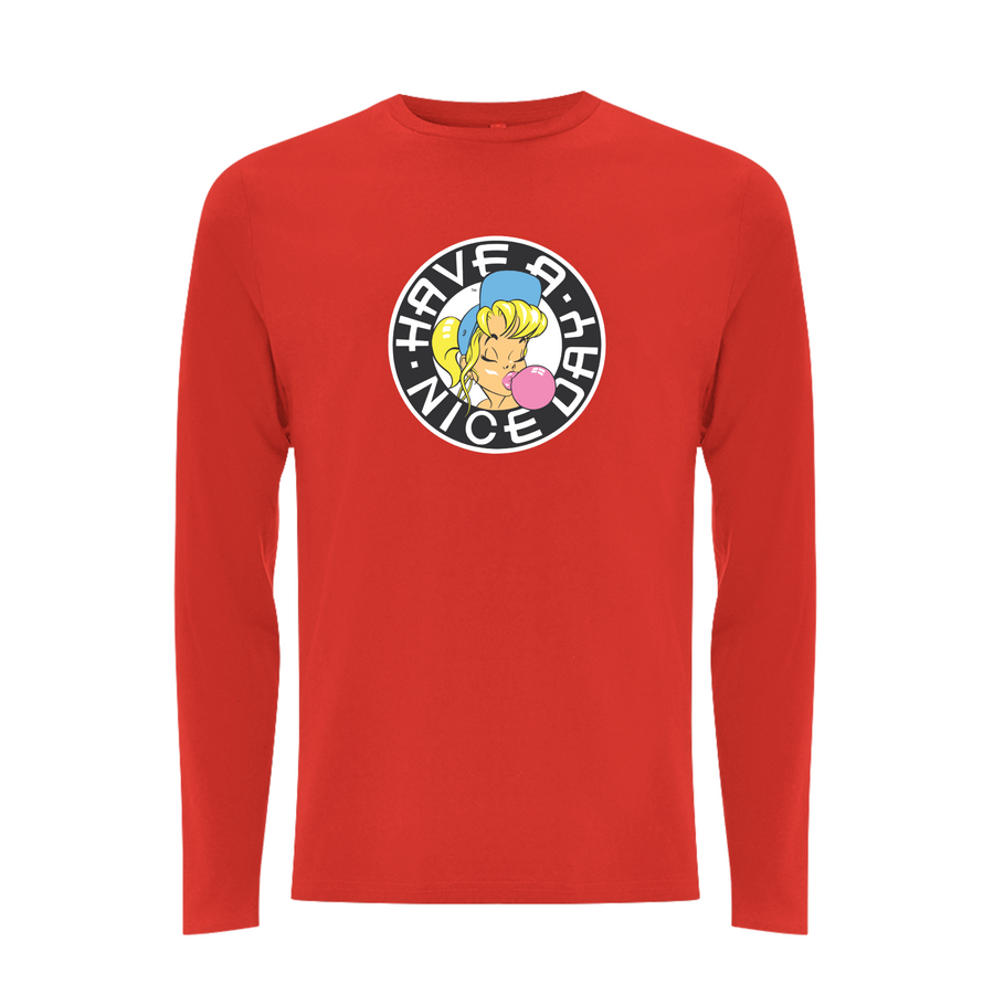 Shurl The Girl large front print long sleeve