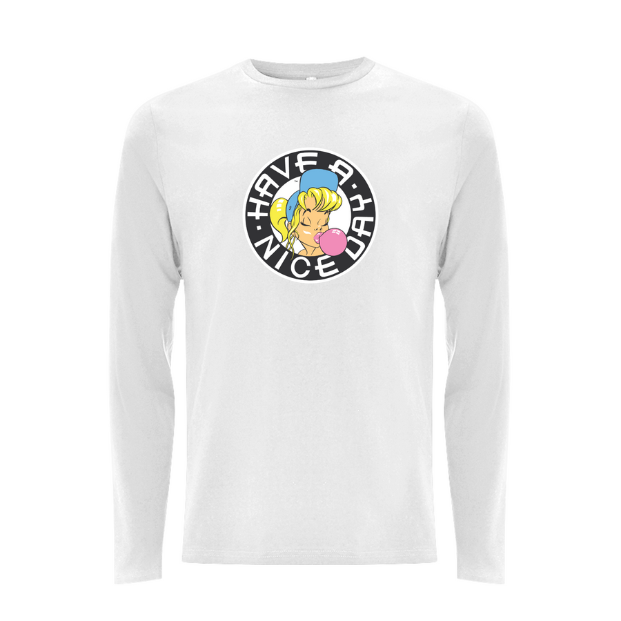 Shurl The Girl - 90's Classic Logo front print Longsleeve T-shirt