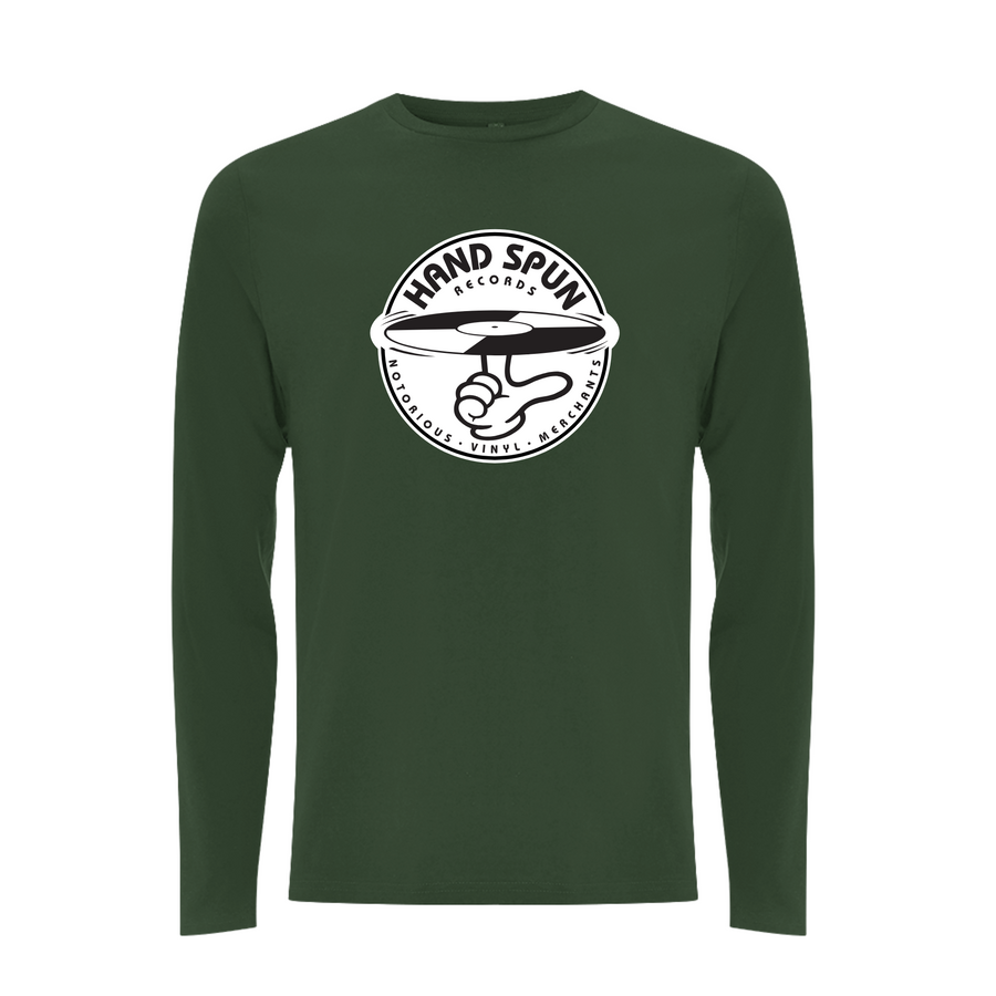 Impresión frontal de Handspun Records - Camiseta de manga larga
