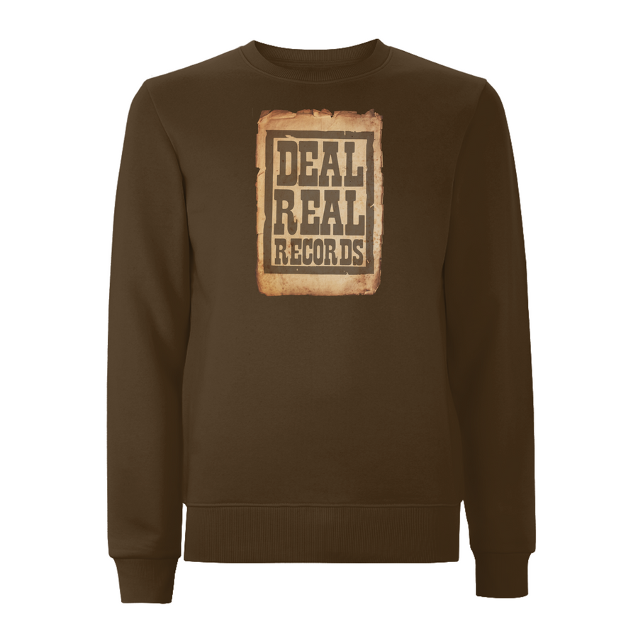 Sudadera con estampado frontal real Deal de Handspun Records