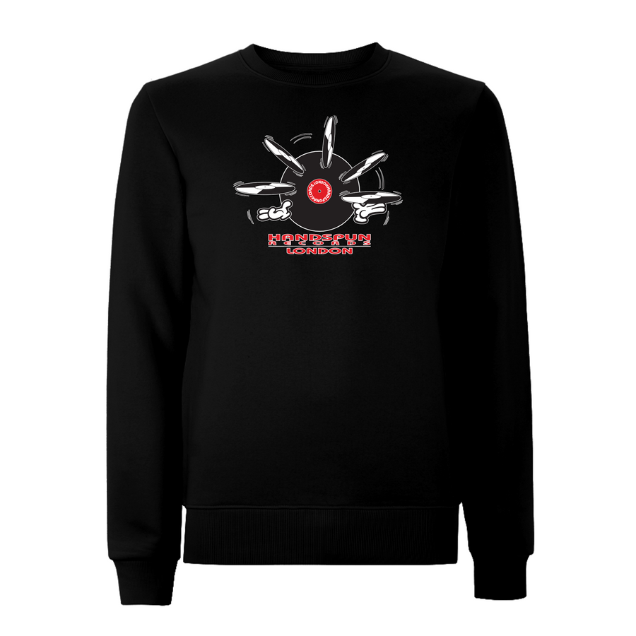 Sudadera con estampado frontal de Handspun Records