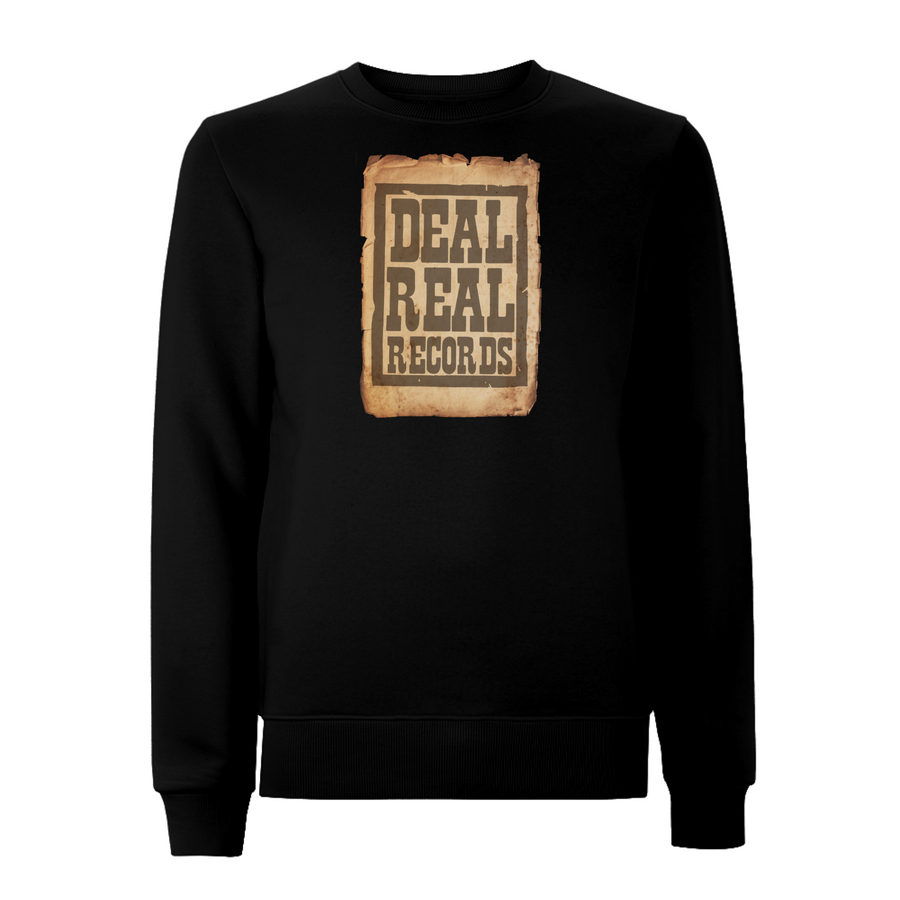 Sudadera con estampado frontal real Deal de Handspun Records