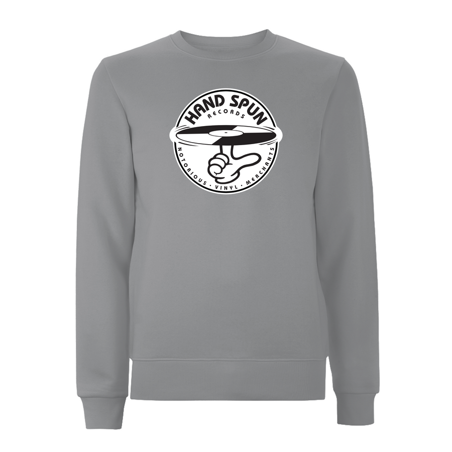 HANDSPUN RECORDS - Classic Front Print Logo Sweatshirt