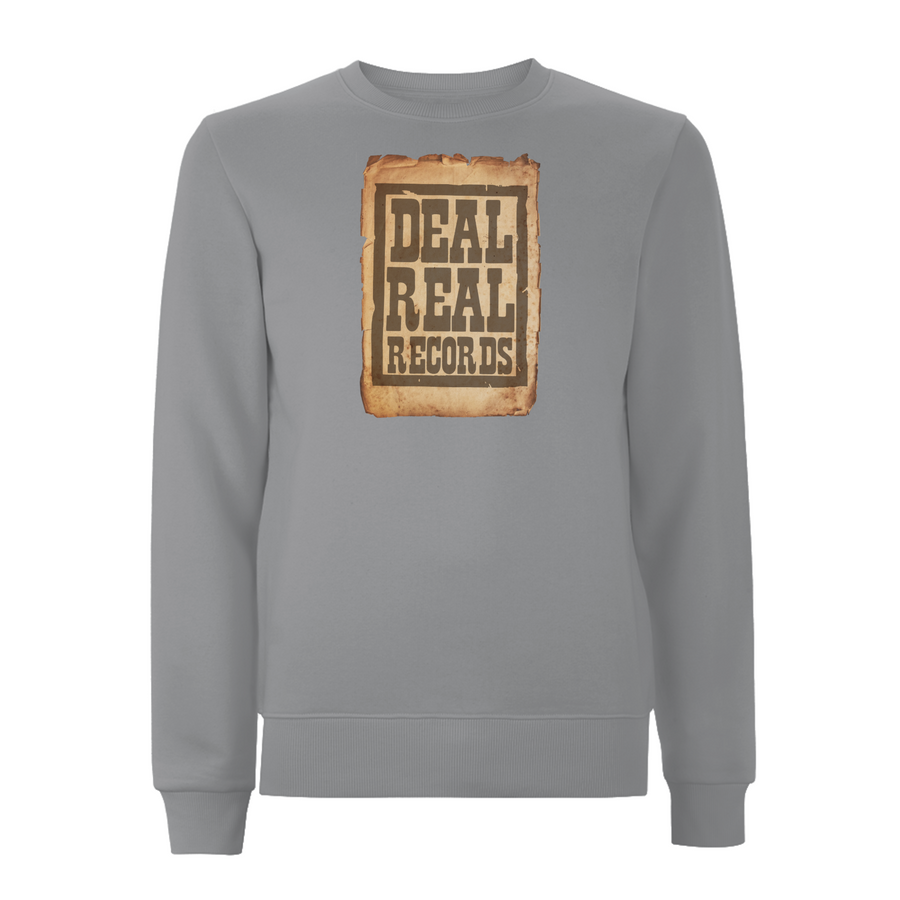 Sudadera con estampado frontal real Deal de Handspun Records