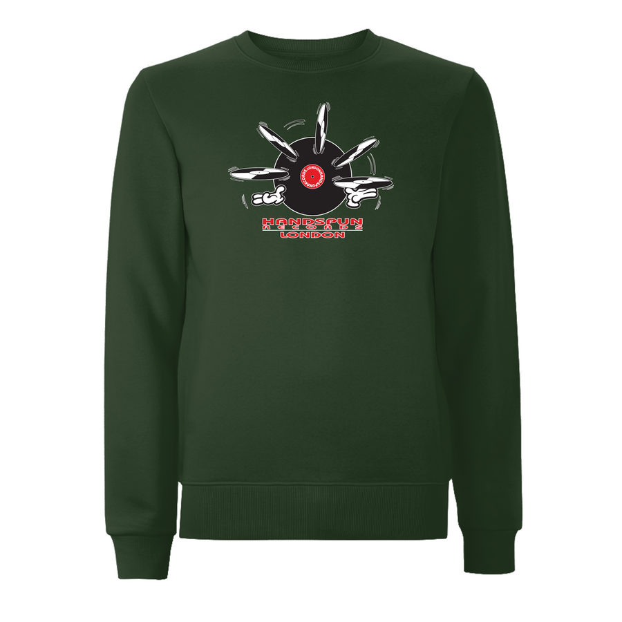 Sudadera con estampado frontal de Handspun Records