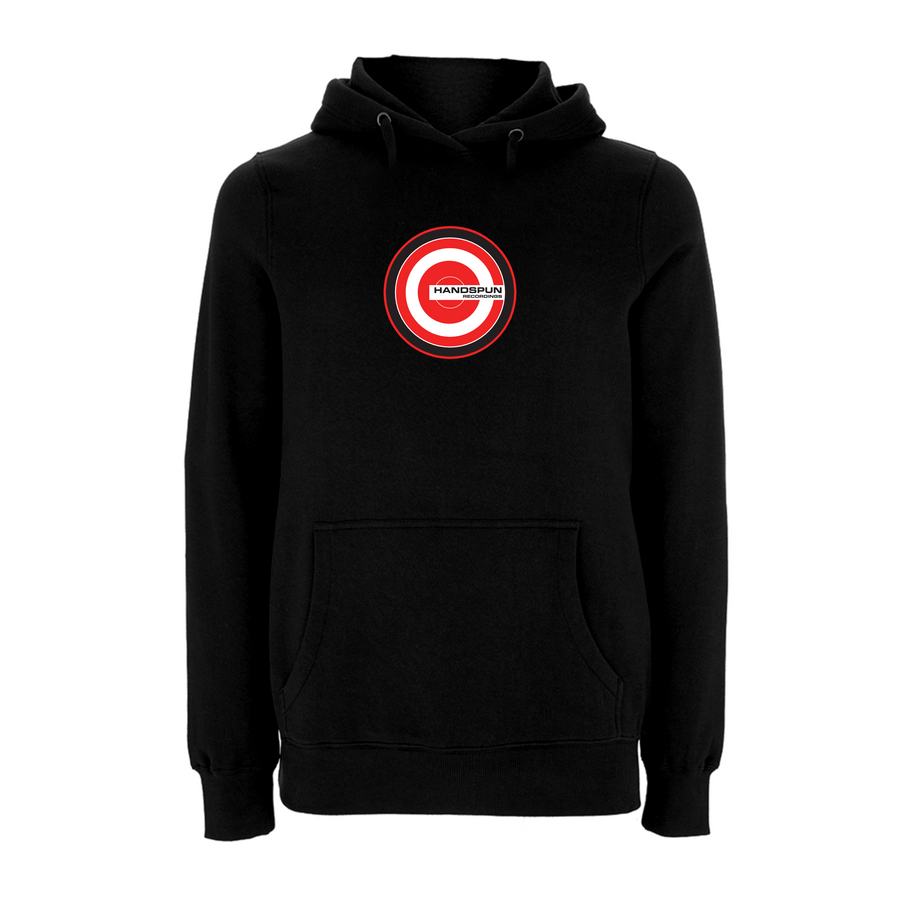 Sudadera con capucha y logo trascendental con estampado frontal de Handspun Records