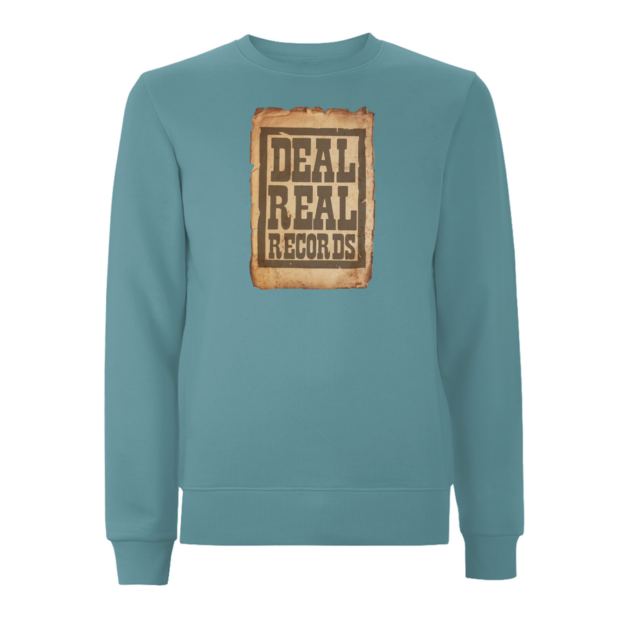 Sudadera con estampado frontal real Deal de Handspun Records