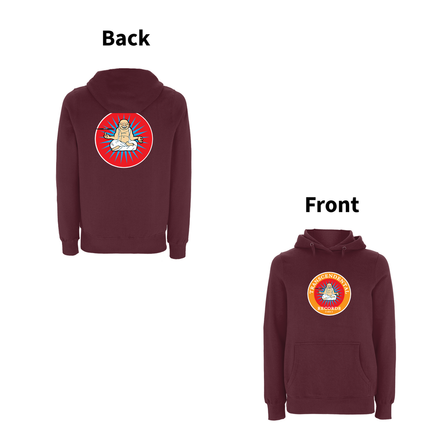 Sudadera con capucha y logo trascendental con estampado frontal de Handspun Records