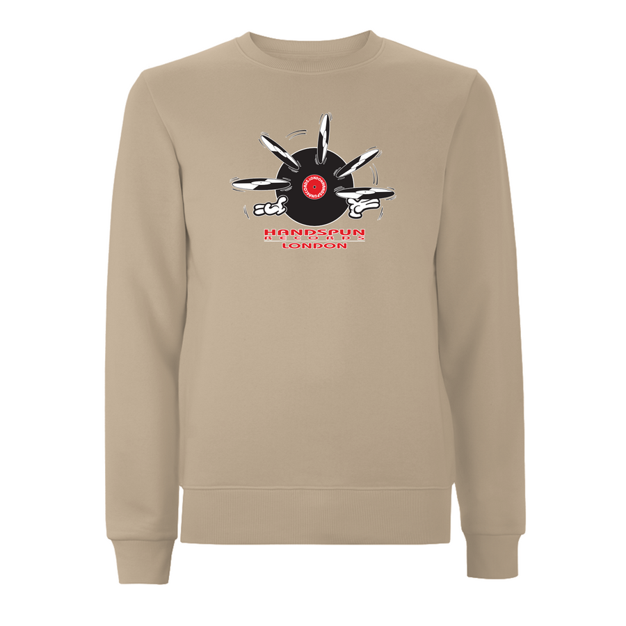Sudadera con estampado frontal de Handspun Records