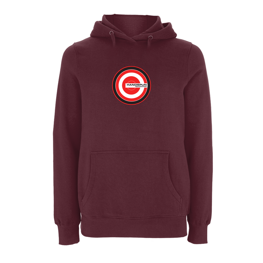 Sudadera con capucha y logo trascendental con estampado frontal de Handspun Records