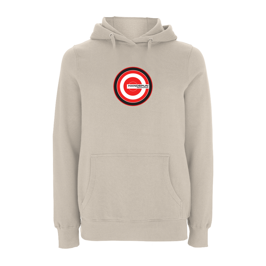 Sudadera con capucha y logo trascendental con estampado frontal de Handspun Records