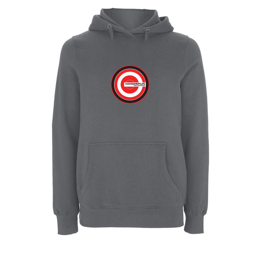 Sudadera con capucha y logo trascendental con estampado frontal de Handspun Records