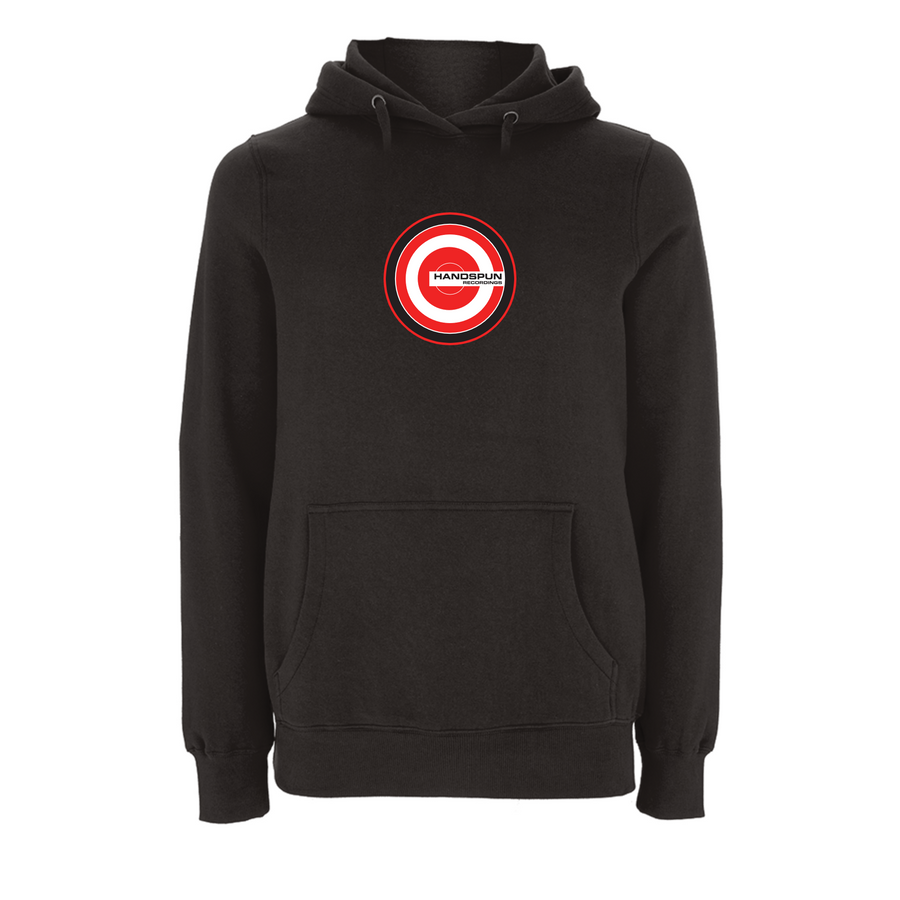 Sudadera con capucha y logo trascendental con estampado frontal de Handspun Records