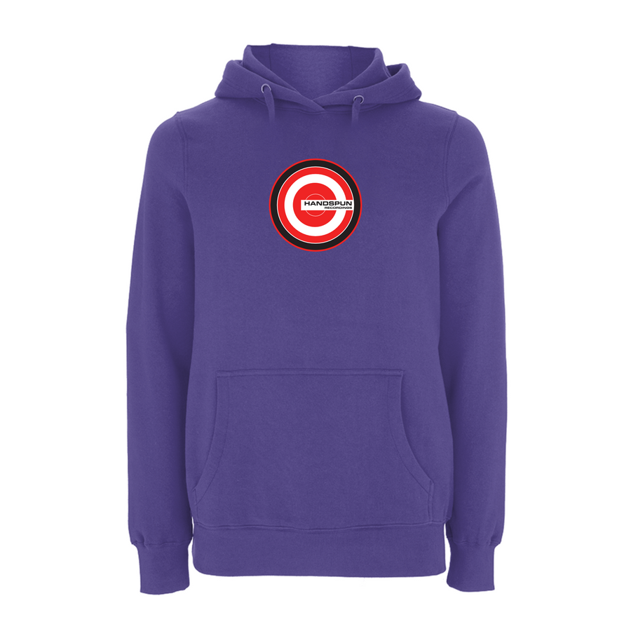 Sudadera con capucha y logo trascendental con estampado frontal de Handspun Records