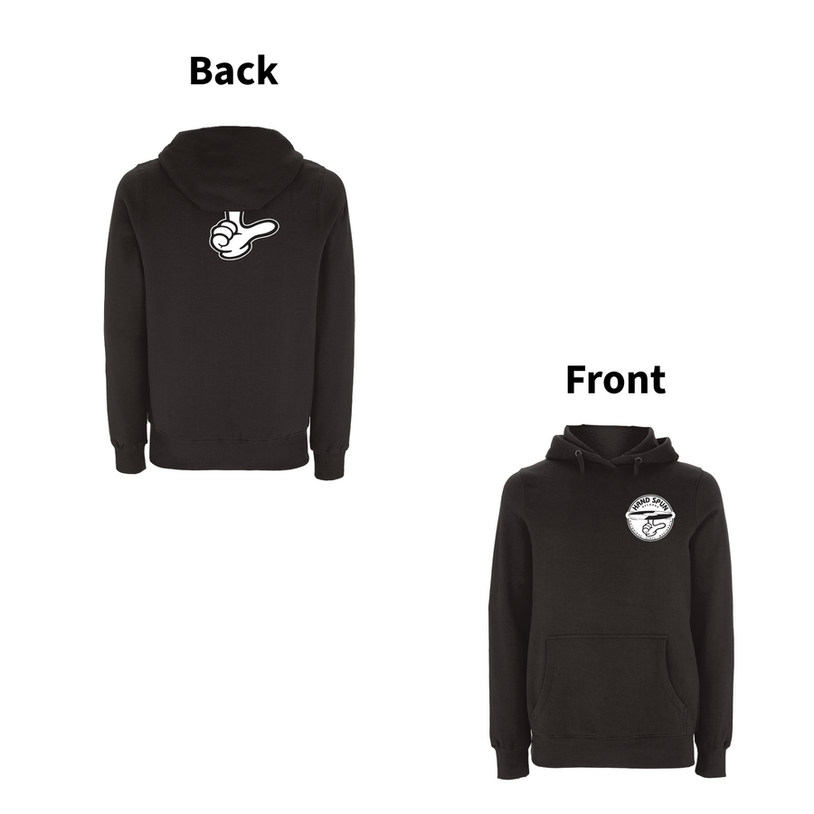 HANDSPUN  RECORDS  - 90's CLASSIC LOGO Front and Back Print Hoodie- A Have A Nice Day Brand.