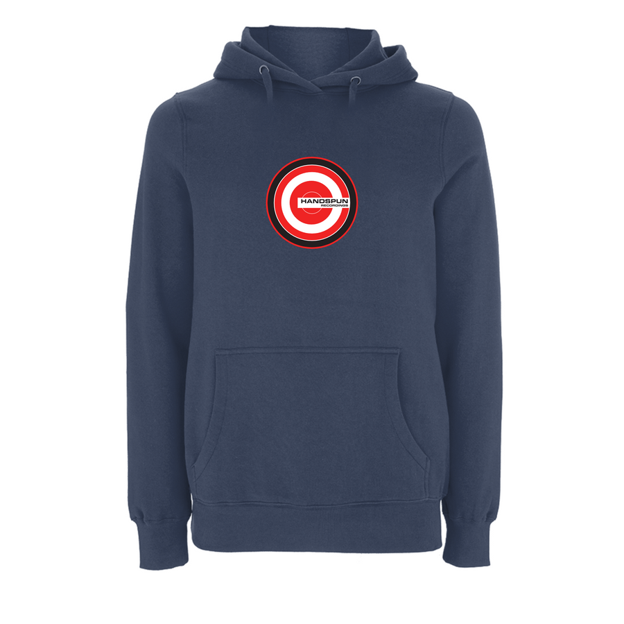 Sudadera con capucha y logo trascendental con estampado frontal de Handspun Records