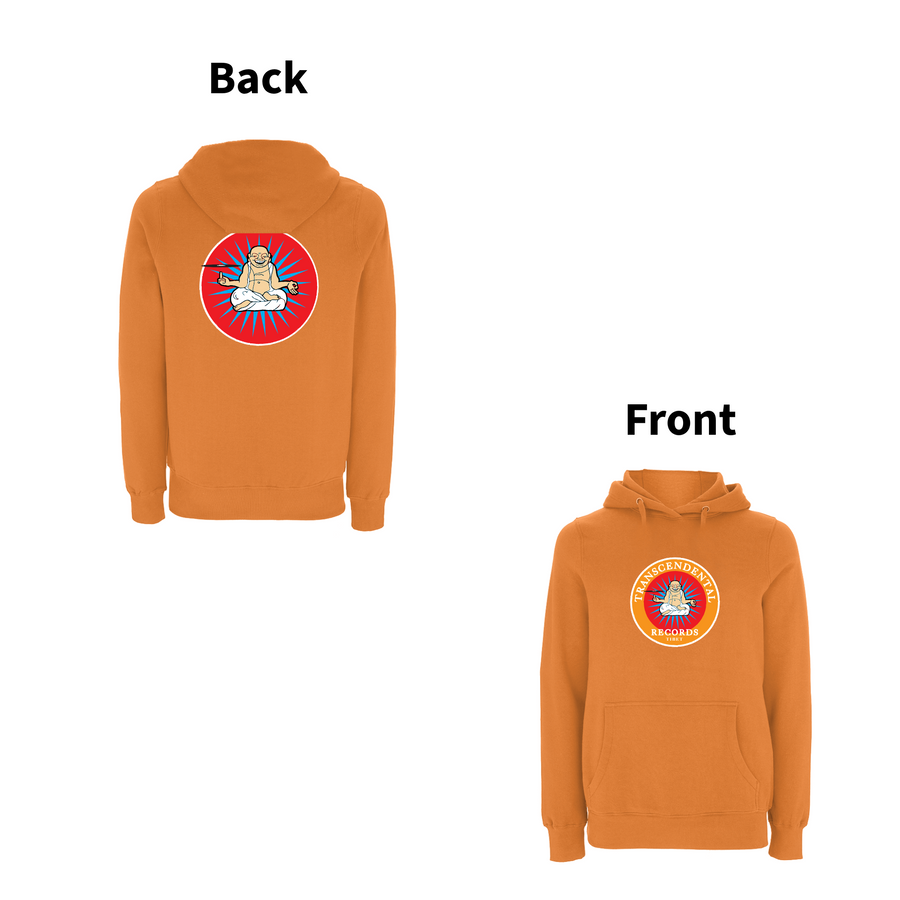 HANDSPUN RECORDS - 90's TRANSCENDENTAL Logo Front and Back Print Hoodie