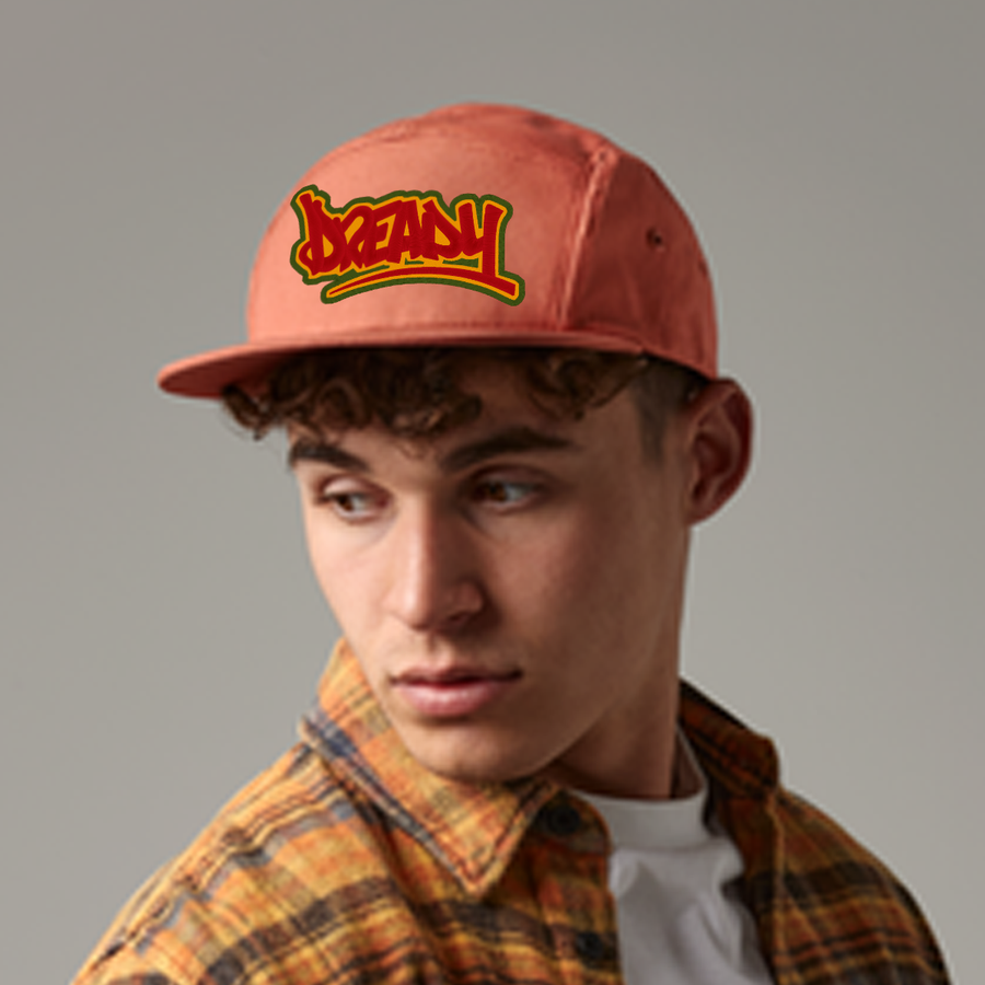 DREADY S/25 Embroidered Script Canvas five panel camper cap