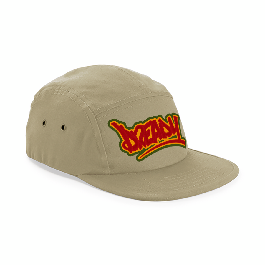 DREADY S/25 Embroidered Script Canvas five panel camper cap