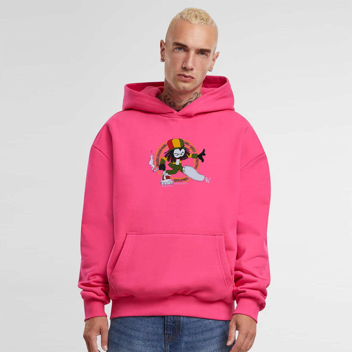 Dready Positive Vibrations, Ultra-Heavy Embroidered 500g Hood