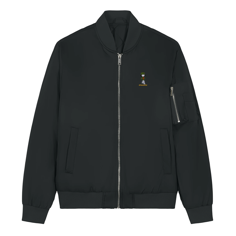 Dready Embroidered Walking Man Bomber