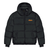 Sista Embroidered Script Logo, Oversized Puffa jacket. Puff Puff Give Collection
