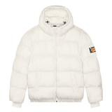 Dready Script Badge Oversized Puffa Jacket, Puff Puff Give Collection
