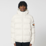 Dready Script Badge Oversized Puffa Jacket, Puff Puff Give Collection